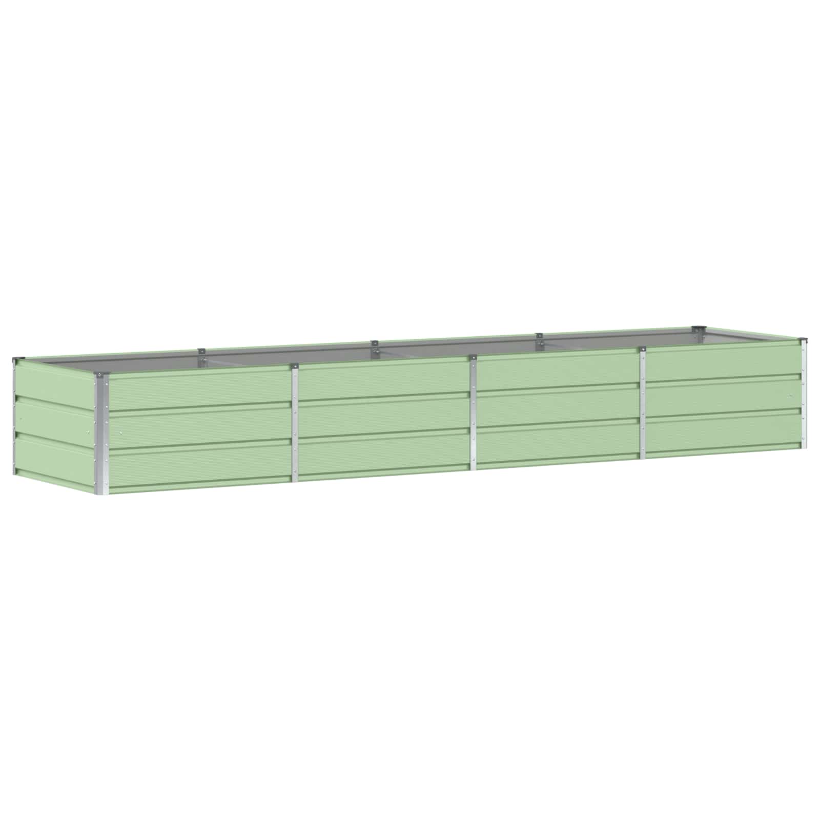 Vidaxx jardinière vert 320 x 80 x 45 cm acier