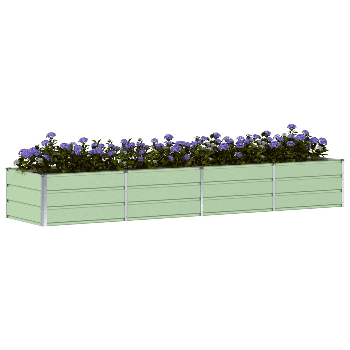 Vidaxx jardinière vert 320 x 80 x 45 cm acier
