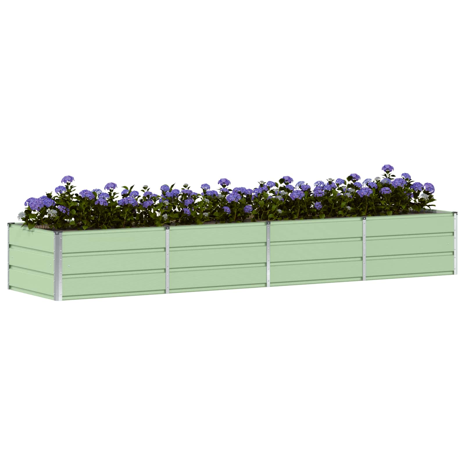 Vidaxx jardinière vert 320 x 80 x 45 cm acier