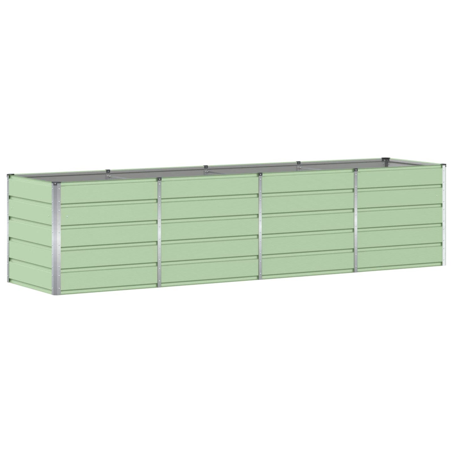 Vidaxx jardinière vert 240 x 80 x 75 cm acier