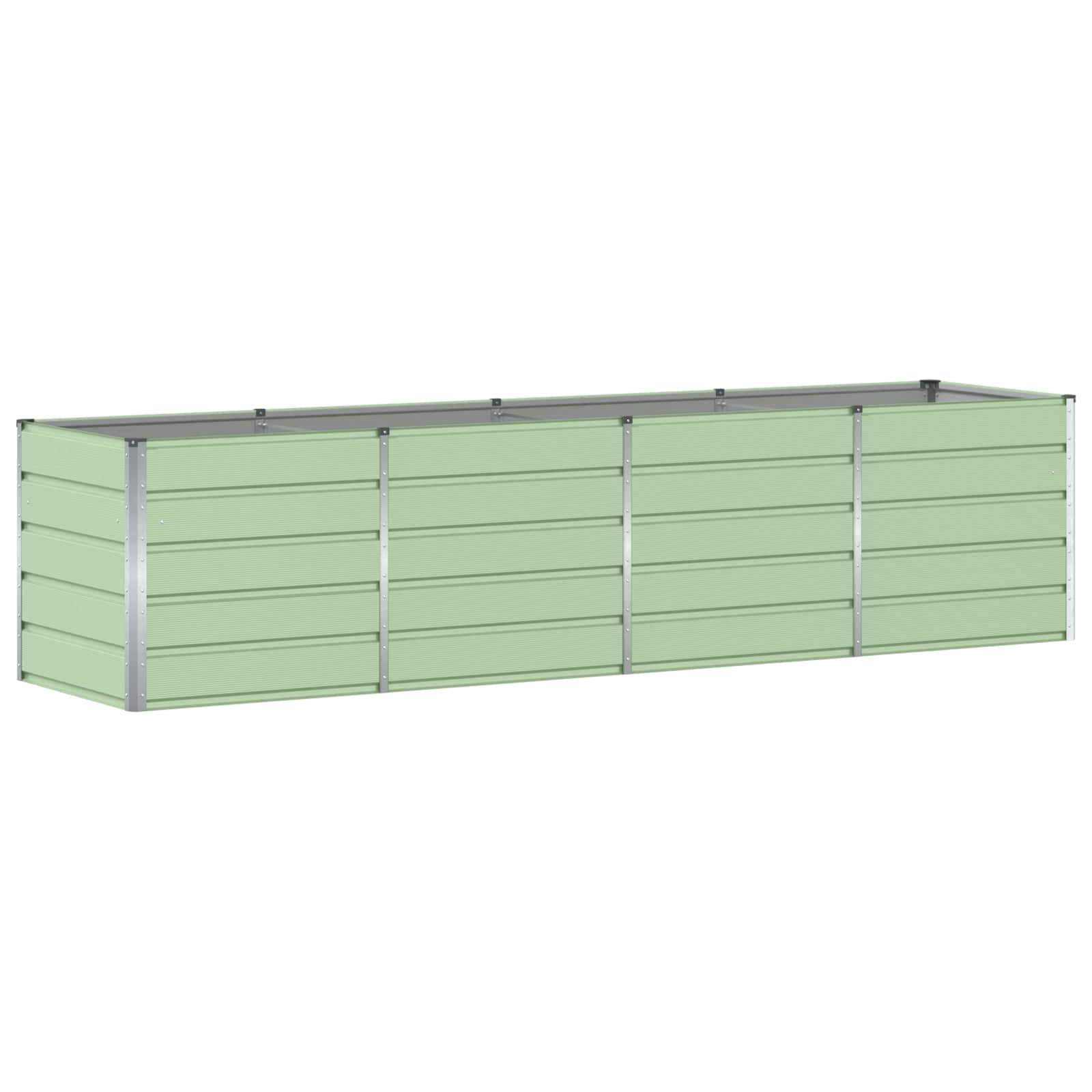 Vidaxx jardinière vert 240 x 80 x 75 cm acier