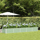 Vidaxx jardinière vert 400 x 80 x 45 cm acier