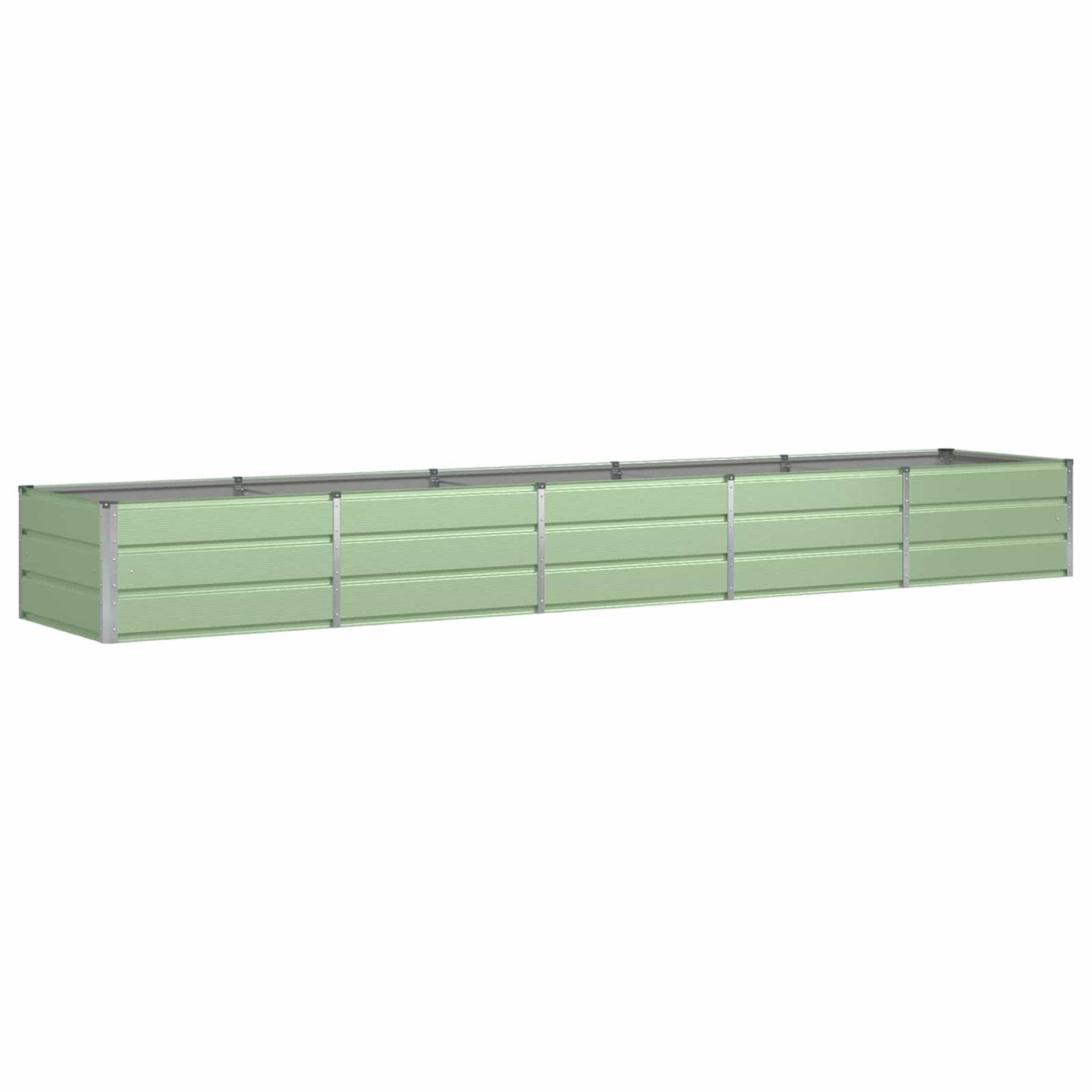 Vidaxx jardinière vert 400 x 80 x 45 cm acier