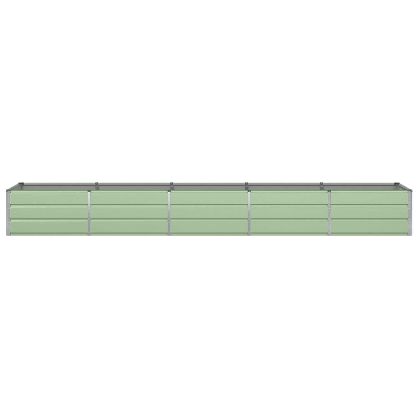 Vidaxx jardinière vert 400 x 80 x 45 cm acier