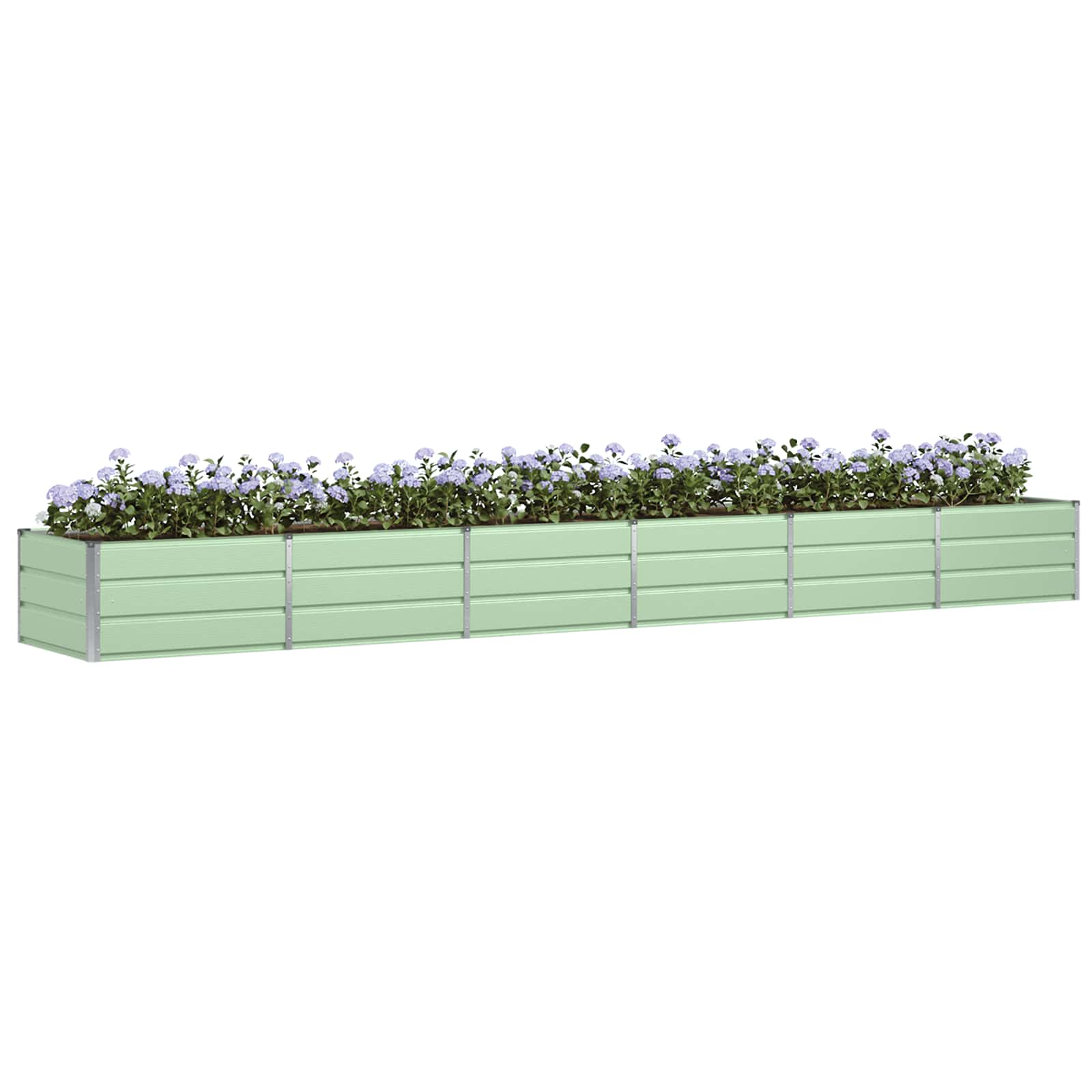 Vidaxx jardinière vert 480 x 80 x 45 cm acier