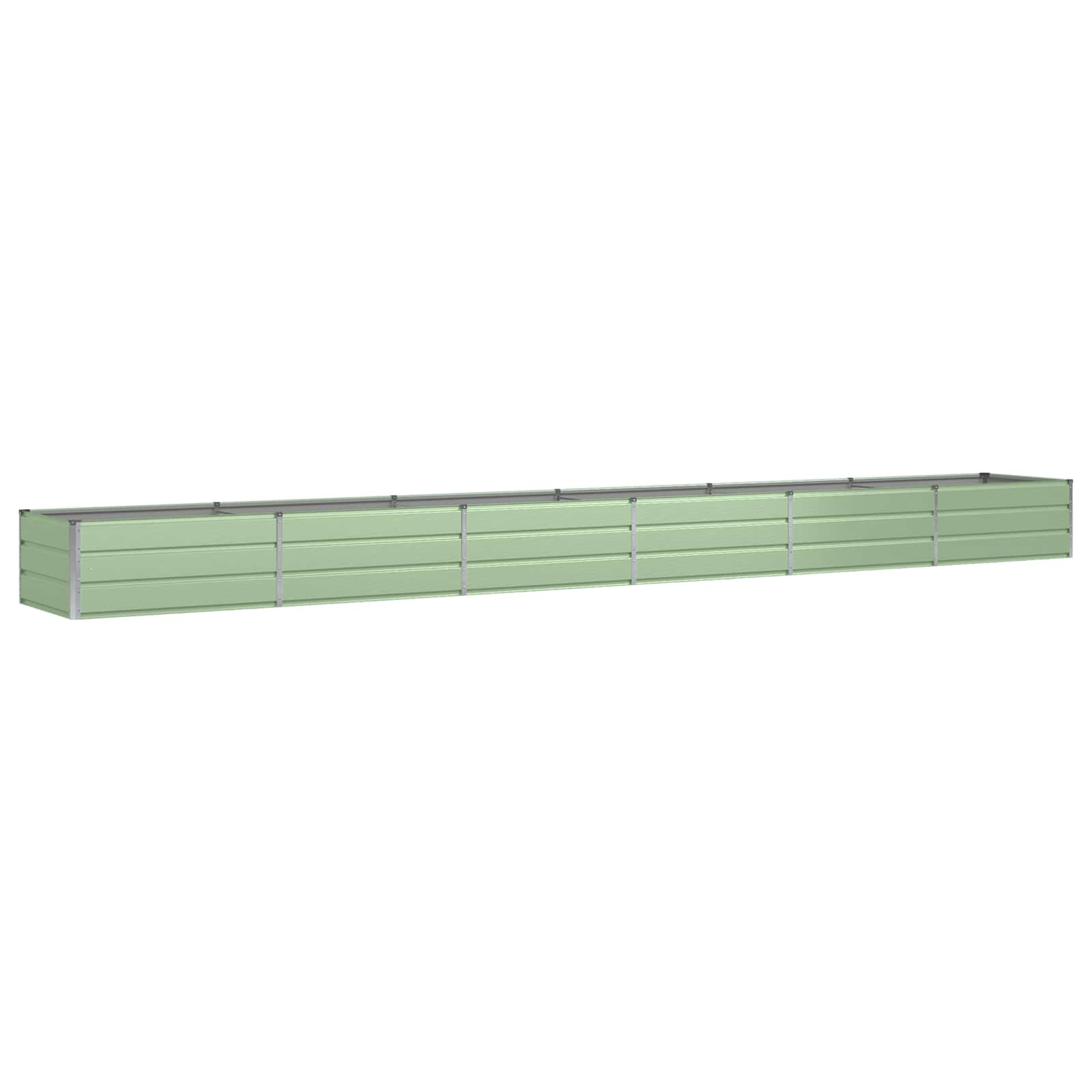 Vidaxx jardinière vert 600 x 80 x 45 cm acier