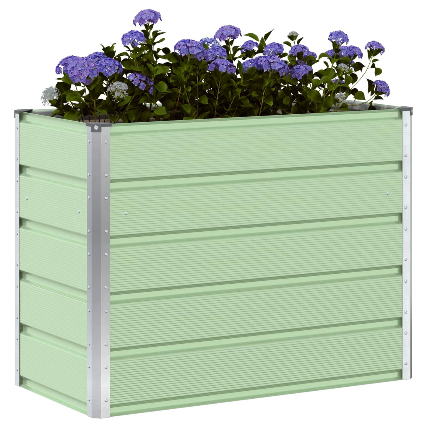 Vidaxx jardinière vert pastel 480 x 50 x 45 cm acier galvanisé