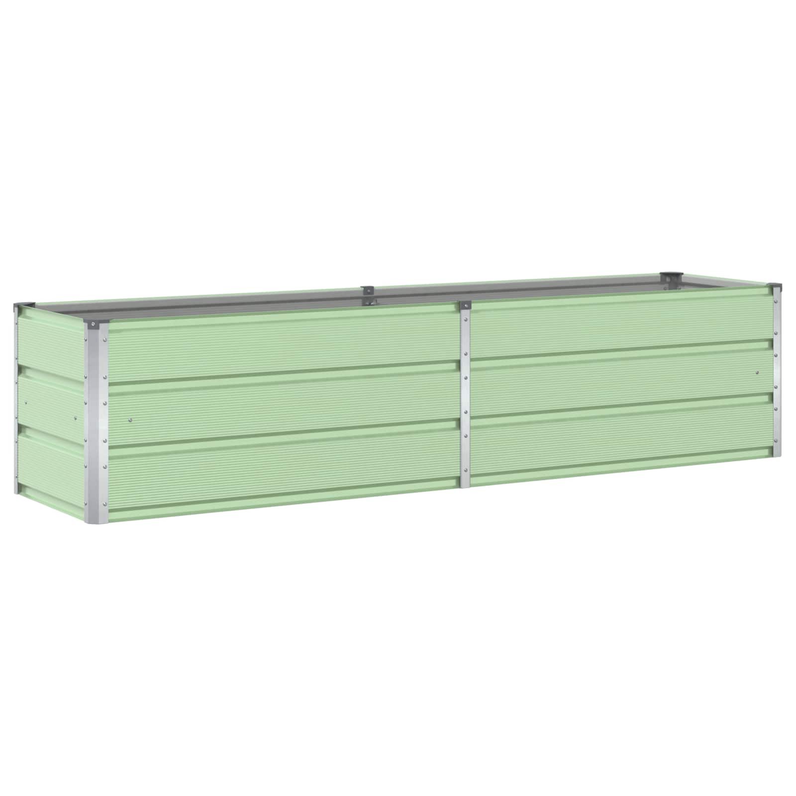 Vidaxx jardinière vert pastel 480 x 50 x 45 cm acier galvanisé