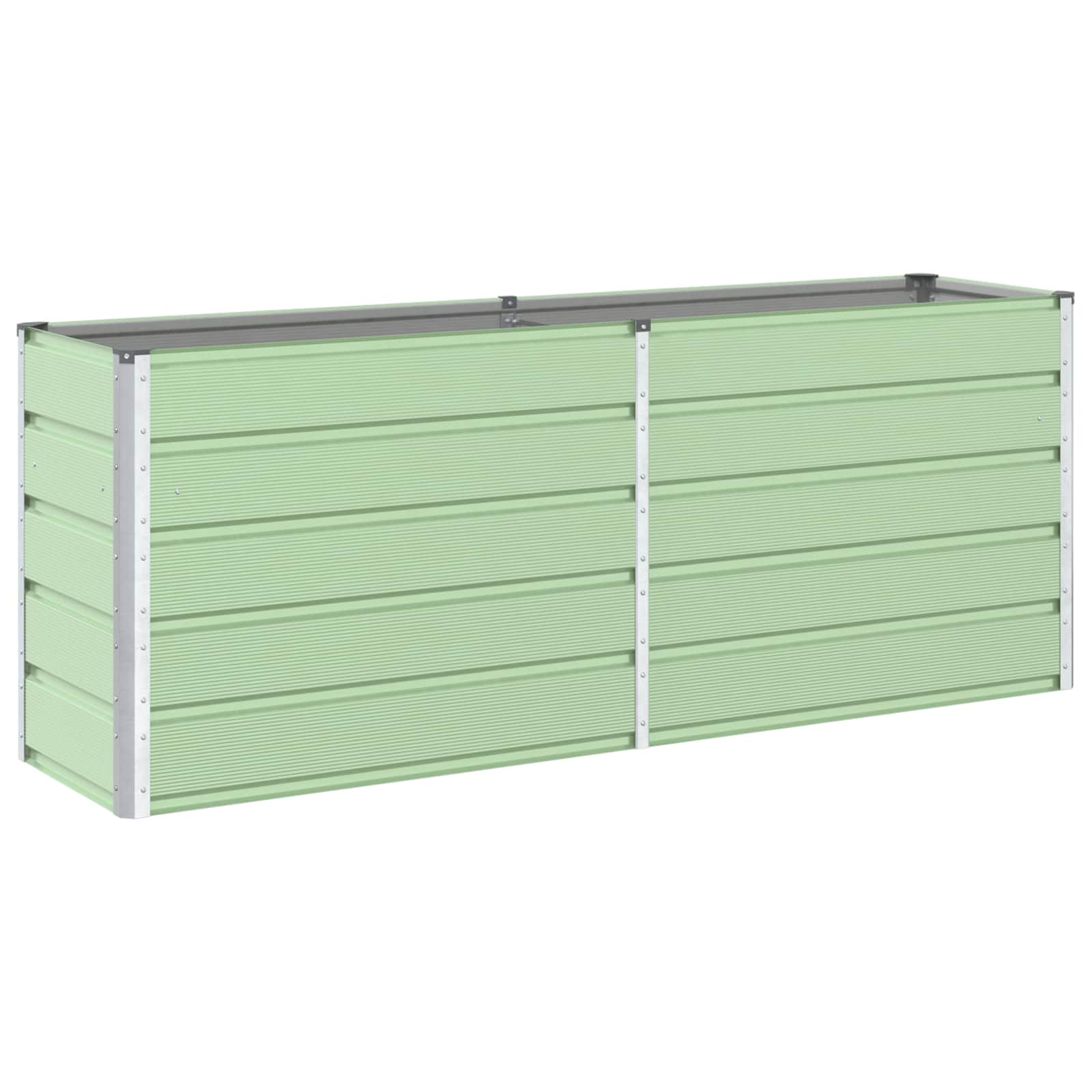 Vidaxx jardinière vert pastel 480 x 50 x 45 cm acier galvanisé