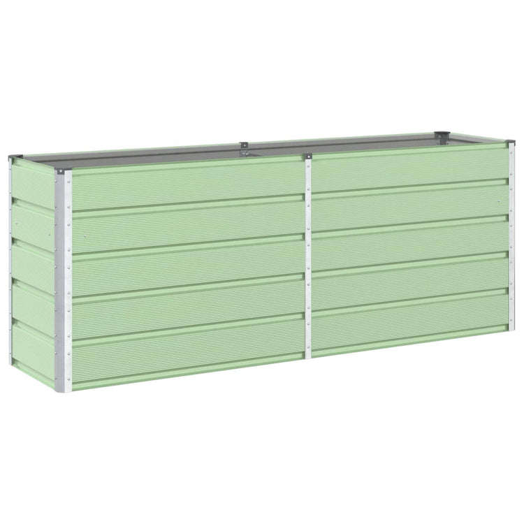 Vidaxx jardinière vert pastel 480 x 50 x 45 cm acier galvanisé