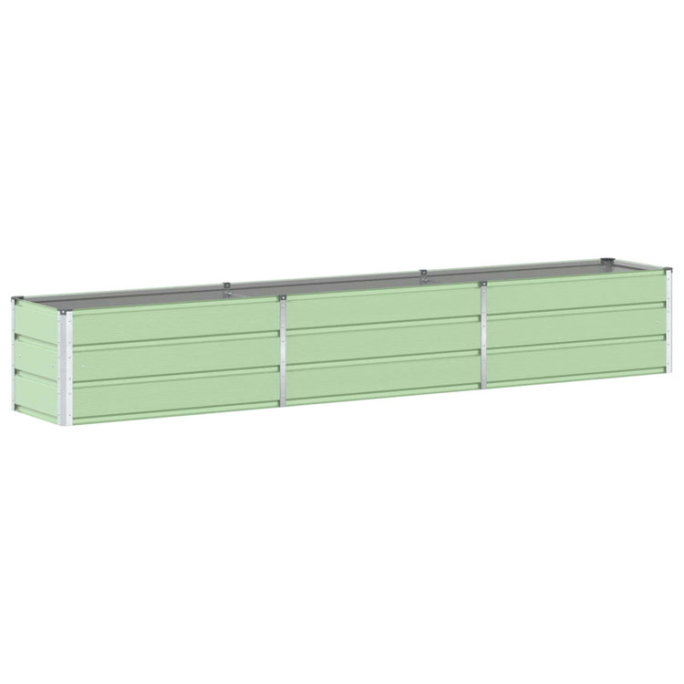 Vidaxx jardinière vert pastel 480 x 50 x 45 cm acier galvanisé