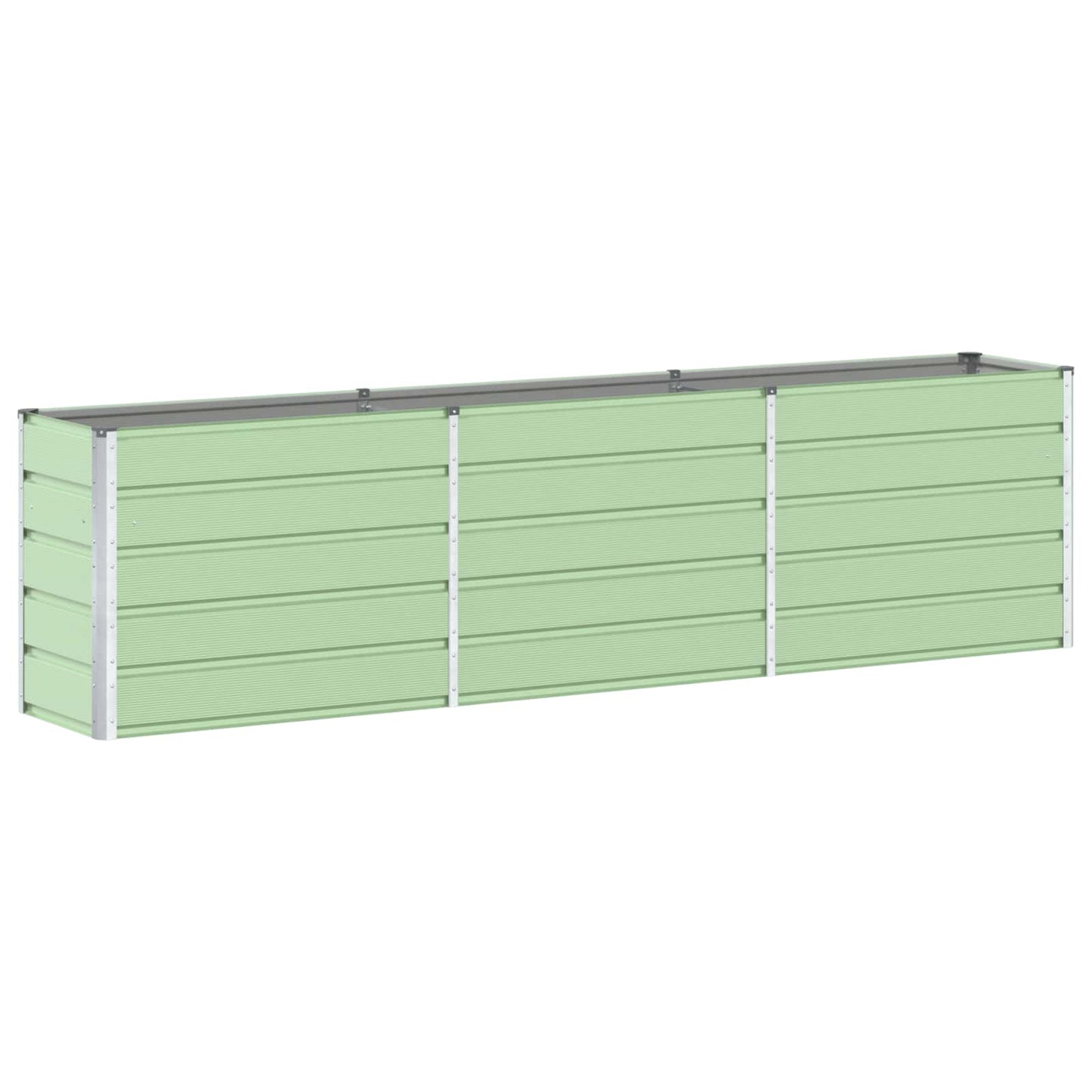 Vidaxx jardinière vert pastel 480 x 50 x 45 cm acier galvanisé
