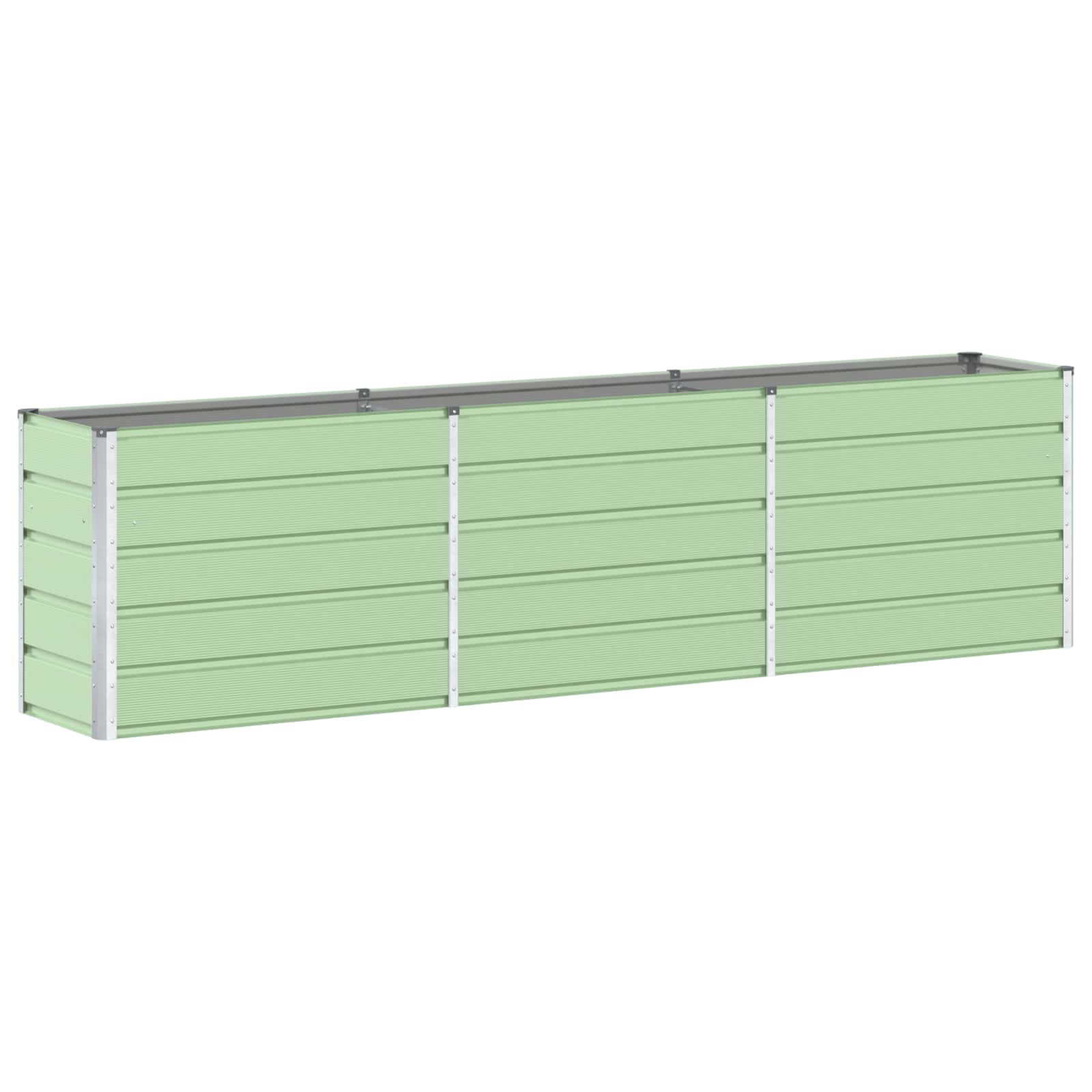 Vidaxx jardinière vert pastel 480 x 50 x 45 cm acier galvanisé