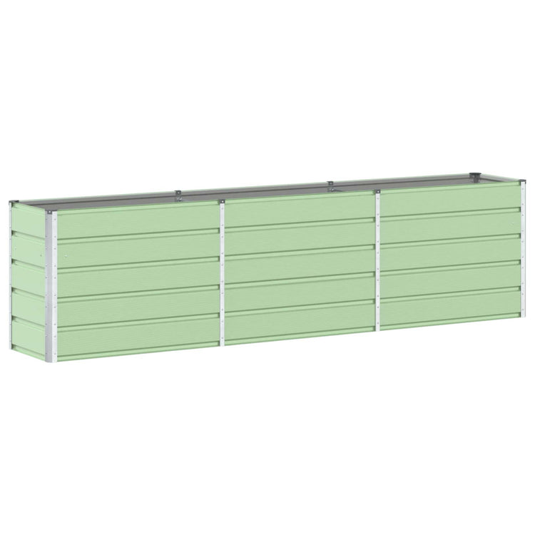 Vidaxx jardinière vert pastel 480 x 50 x 45 cm acier galvanisé