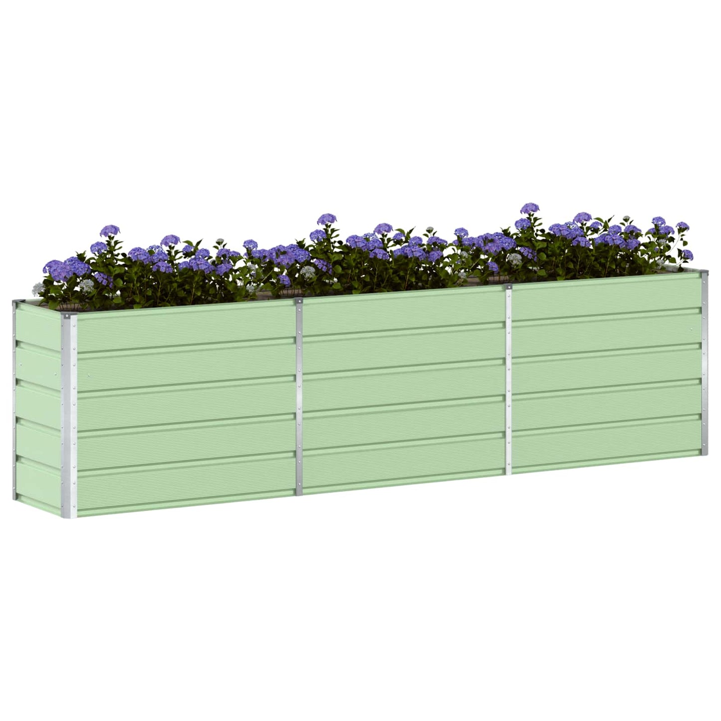 Vidaxx jardinière vert pastel 480 x 50 x 45 cm acier galvanisé