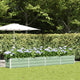 Vidaxx jardinière vert pastel 480 x 50 x 45 cm acier galvanisé