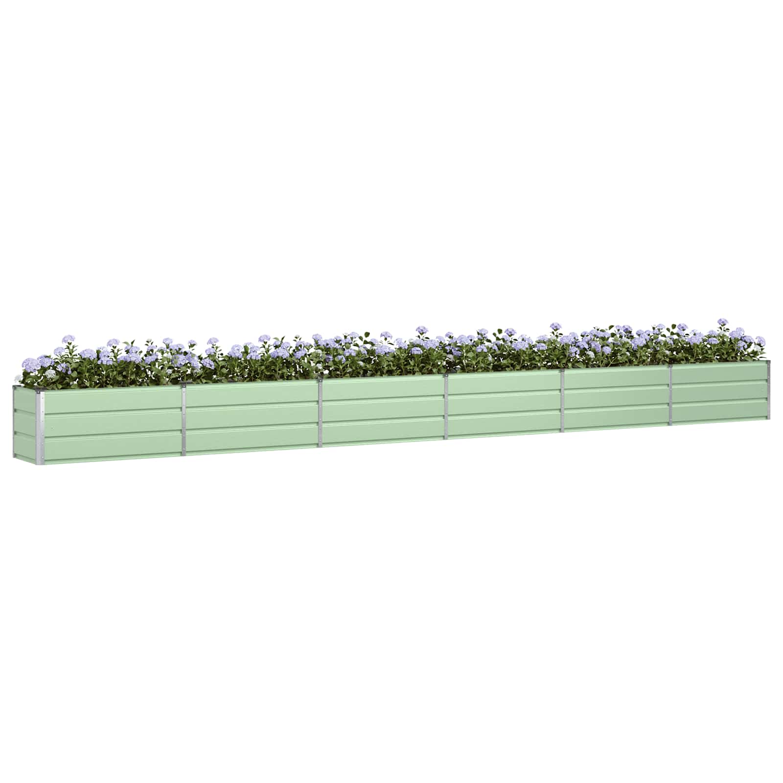 Vidaxx jardinière vert pastel 480 x 50 x 45 cm acier galvanisé