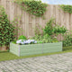 Vidaxx jardinière vert pastel 195 x 100 x 45 cm acier galvanisé