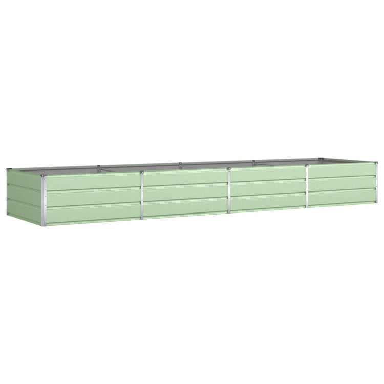 Vidaxx jardinière vert pastel 195 x 100 x 45 cm acier galvanisé