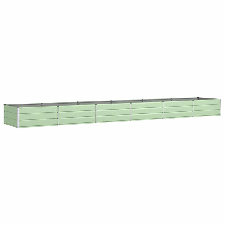 Vidaxx jardinière vert pastel 195 x 100 x 45 cm acier galvanisé