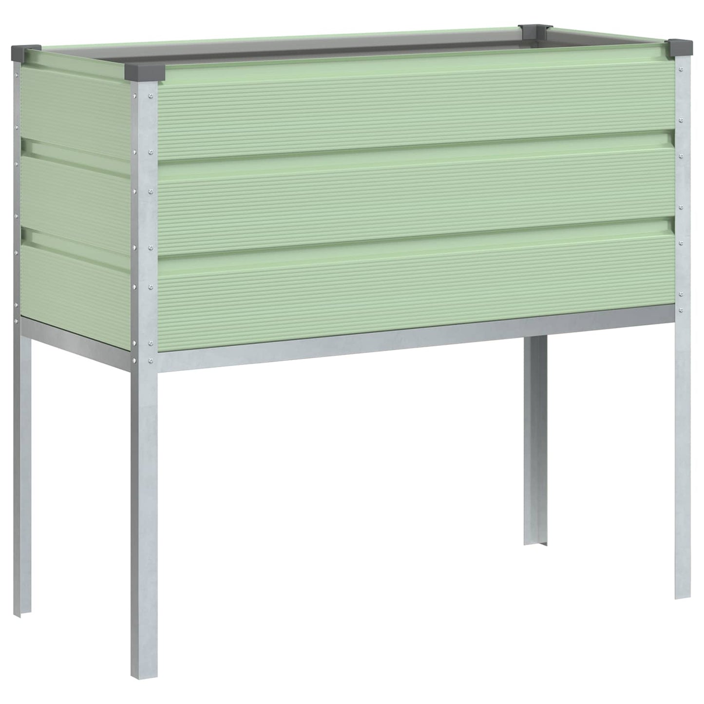 Vidaxx jardinière vert pastel 100 x 45 x 90 cm acier galvanisé