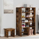 VidaXL armoire à chaussures avec étagère 2 pcs bois fini chêne fumé