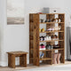 VidaXL armoire à chaussures avec étagère avec rangement 2 pcs vieux bois transformé