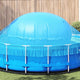 Vidaxx coussin de piscine d'hiver bleu ø 220 x 140 cm PVC