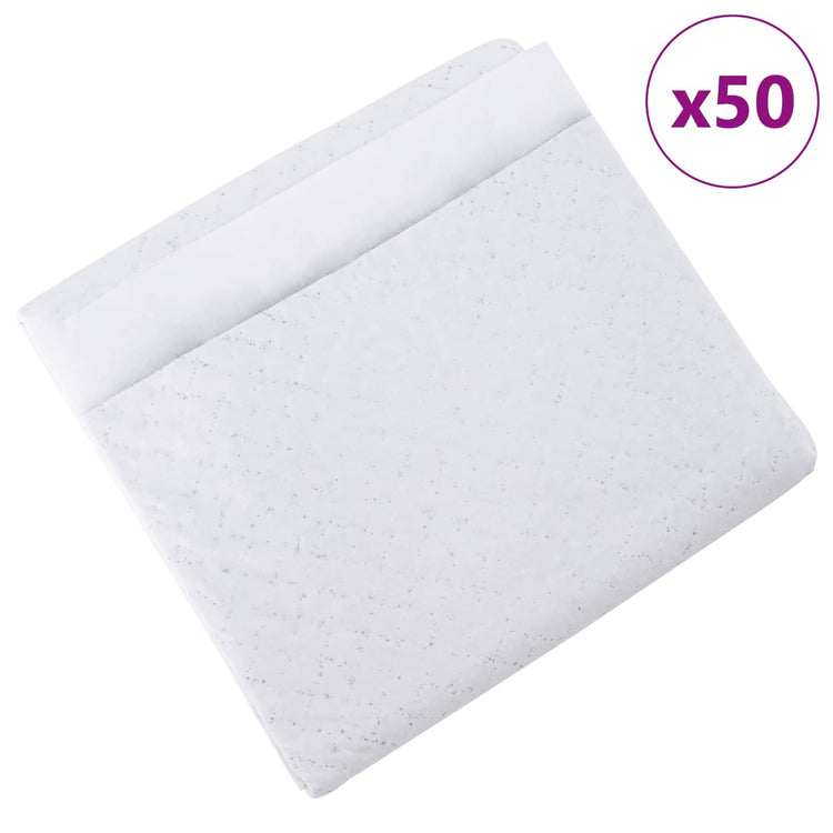 Vidaxxl tapis de dressage pour animaux de compagnie en tissu non tissé 50 pièces 60 x 45 cm