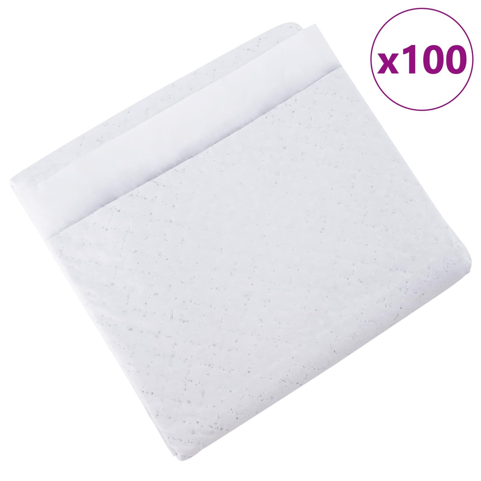 Vidaxxl tapis de dressage pour animaux de compagnie en tissu non tissé 100 pièces 60 x 45 cm