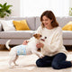 VidaXL services jetables pour chiens mâles 30 pcs blanc xs