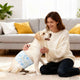 VidaXL services jetables pour chiens mâles 30 pcs blanc s