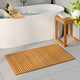 Vidaxx tapis de bain marron 100 x 60 cm bois d'acacia massif