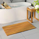 VidaXL tapis de bain uni marron 100 x 53 cm bois