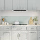 Vidaxxl crédence de cuisine 2 pcs blanc 90 x 40 cm verre trempé