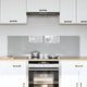 Vidaxxl crédence de cuisine 2 pcs gris clair 70 x 40 cm verre trempé