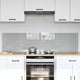 Vidaxxl crédence de cuisine 2 pcs gris clair 80 x 40 cm verre trempé