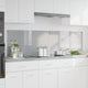Vidaxxl crédence de cuisine 2 pcs gris clair 90 x 50 cm verre trempé