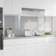 Vidaxxl crédence de cuisine 2 pcs gris clair 90 x 60 cm verre trempé