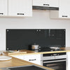 Vidaxxl crédence de cuisine 2 pcs gris foncé 70 x 40 cm verre trempé