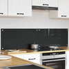 Vidaxxl crédence de cuisine 2 pcs gris foncé 80 x 40 cm verre trempé