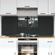 Vidaxxl crédence de cuisine 2 pcs gris foncé 80 x 60 cm verre trempé