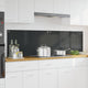 Vidaxxl crédence de cuisine 2 pcs gris foncé 90 x 50 cm verre trempé