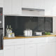 Vidaxxl crédence de cuisine 2 pcs gris foncé 90 x 60 cm verre trempé