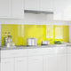 Vidaxxl protection anti-éclaboussures de cuisine 2 pcs jaune 100 x 50 cm verre trempé