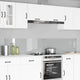 Vidaxxl crédence de cuisine 2 pcs transparent 110 x 40 cm verre trempé