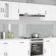 VidaXL crédence de cuisine 2 pcs transparent 110 x 50 cm verre trempé