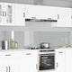 VidaXL crédence de cuisine 2 pcs transparent 120 x 50 cm verre trempé