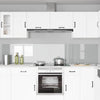 VidaXL crédence de cuisine 2 pcs transparent 120 x 50 cm verre trempé