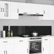 Vidaxxl crédence de cuisine 2 pcs noir 110 x 40 cm verre trempé